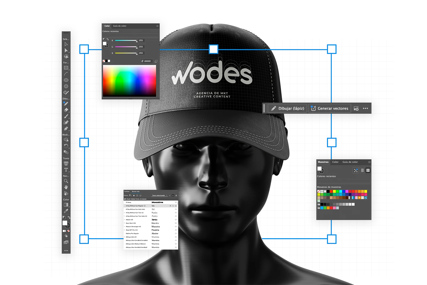 Ejemplos de diseño de logos creados por Wodes en Argentina